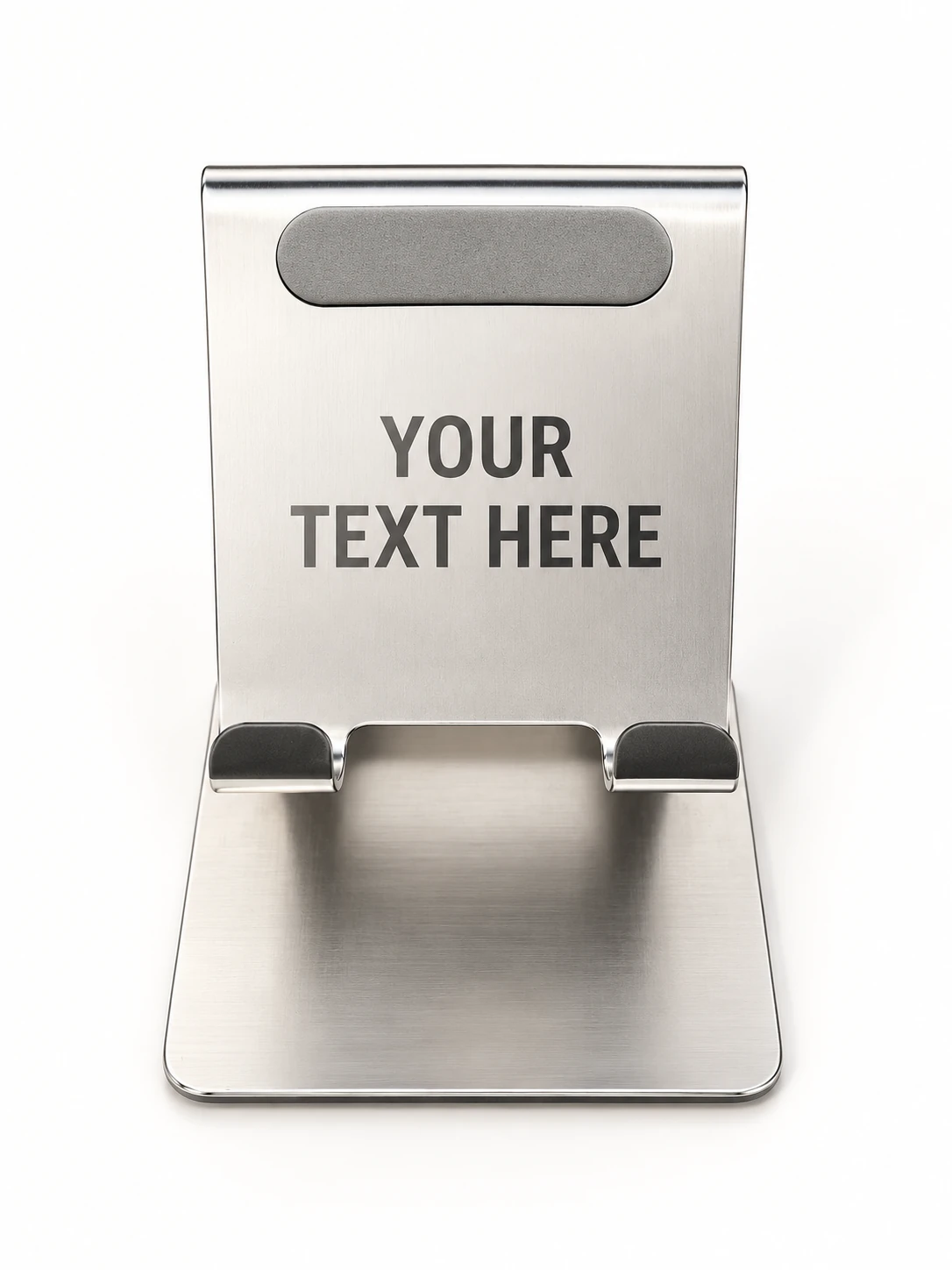Silver Folding Metal Mobile Stand - view 3